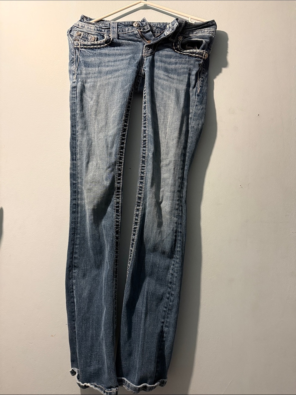 Miss Me Light Blue Boot Cut Jeans